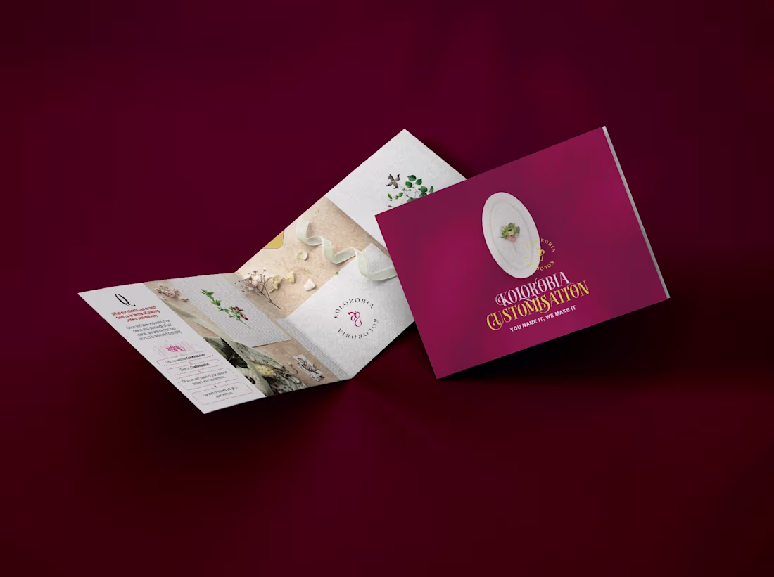 Cover image for Kolorobia Customization Brochure and Photoshoot