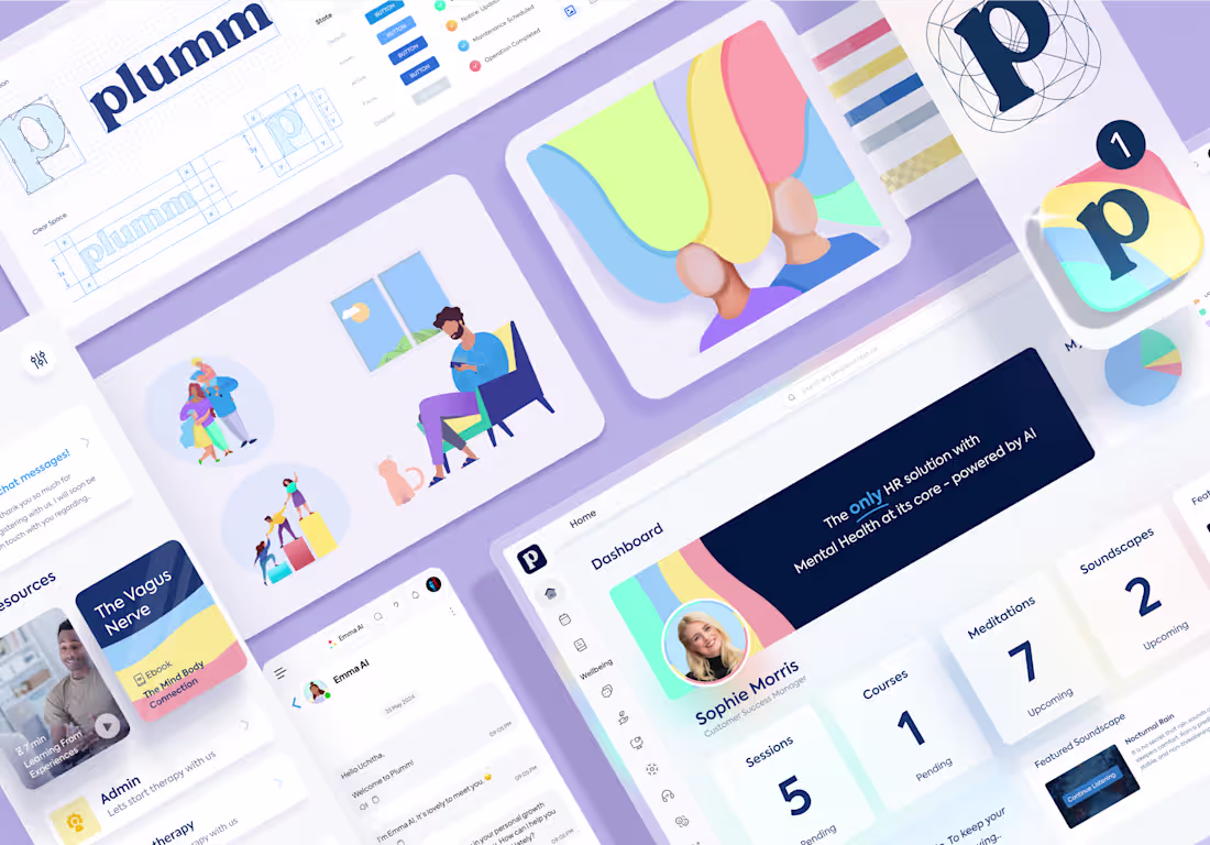 Cover image for Plumm Health Rebranding and Platform Redesign