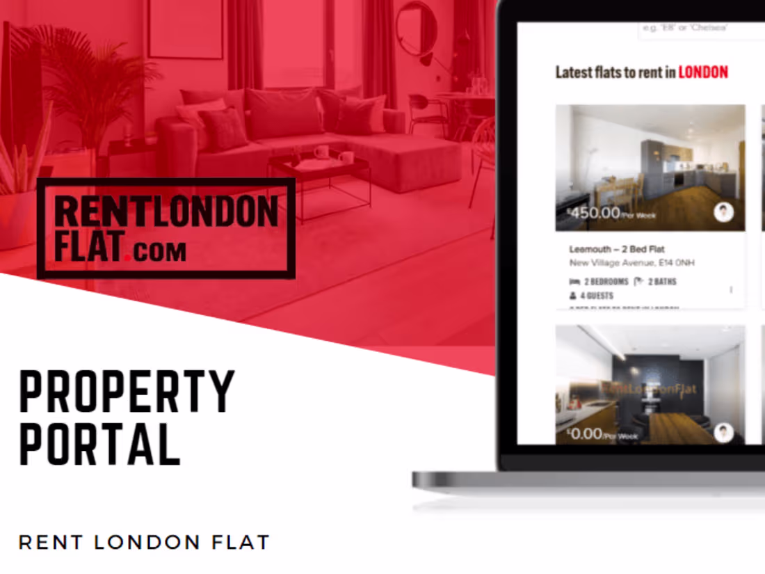 Cover image for Property Portal  - Rent London Flat