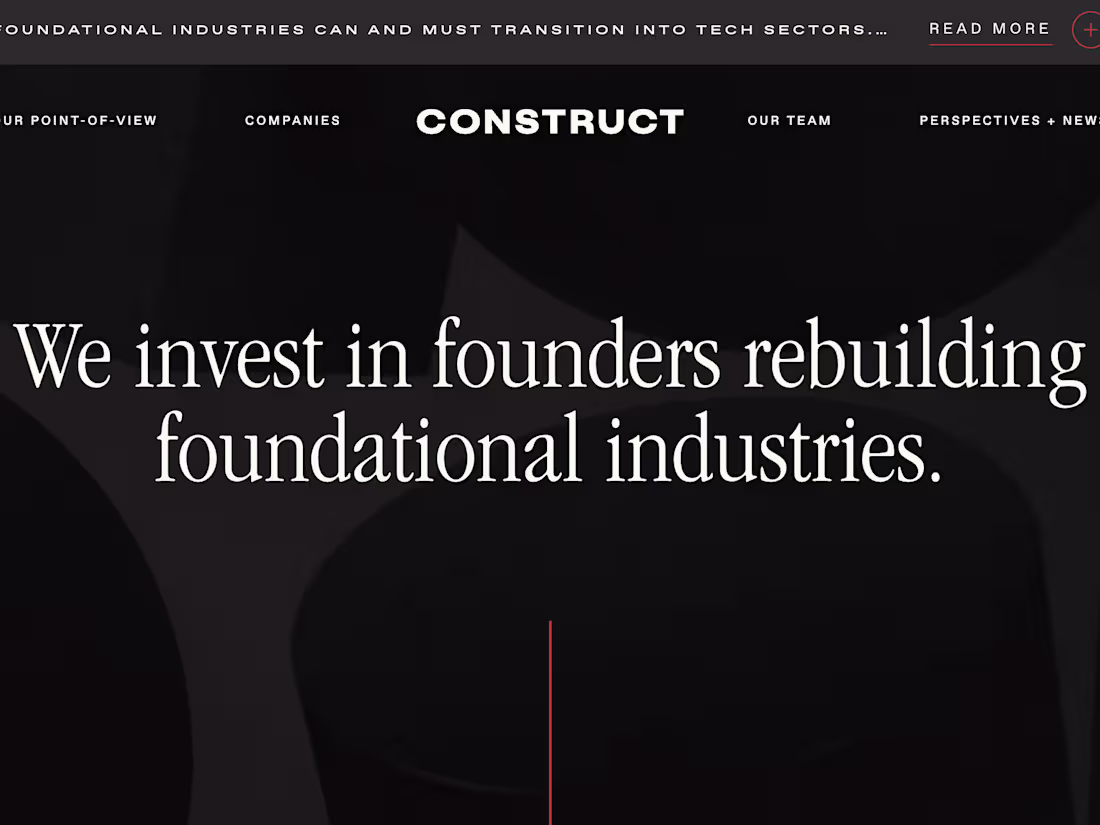 Cover image for Construct Capital | Investing in Foundational Industries