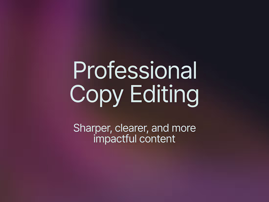 Cover image for Professional Copy Editing