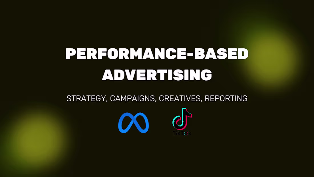 Cover image for 📈 Meta and TikTok Ads for E-commerce brands