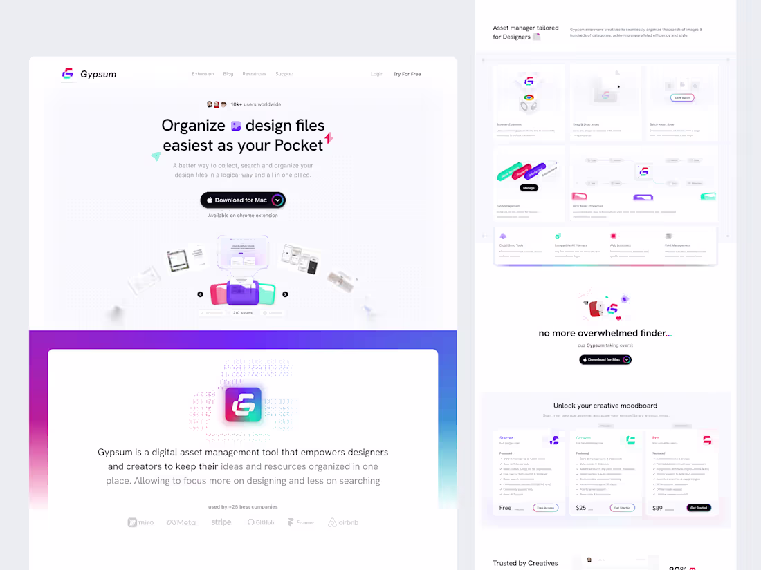 Cover image for Gypsum - SaaS Landing Page