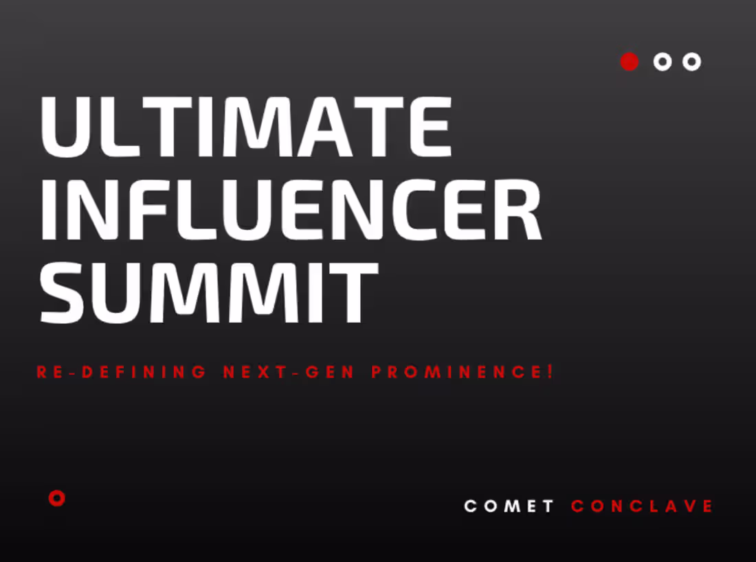 Cover image for Influencer summit