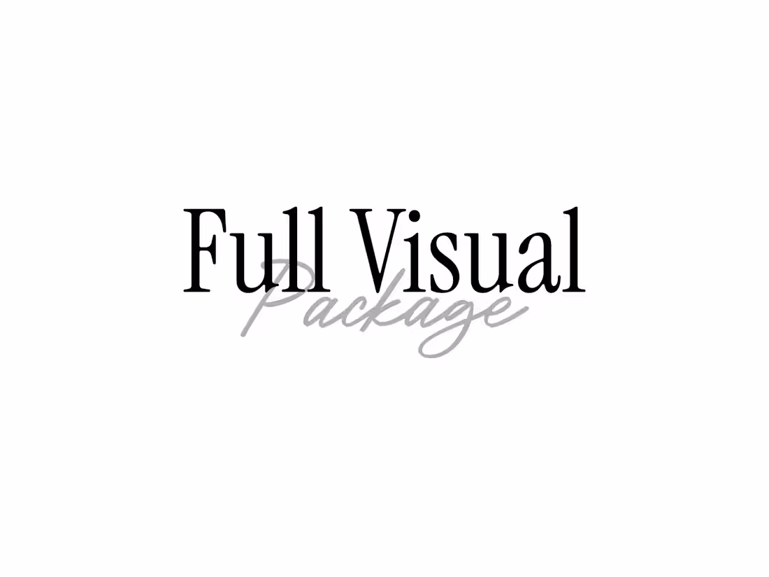 Cover image for | Full Visual Package