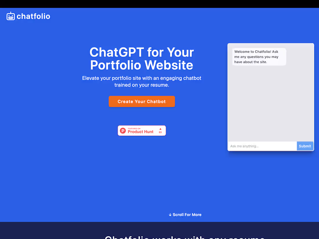 Cover image for Chatfolio