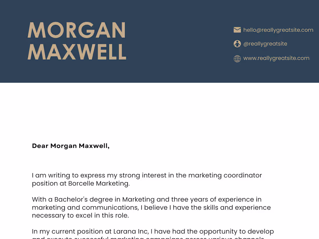 Cover image for Cover Letter writing and design