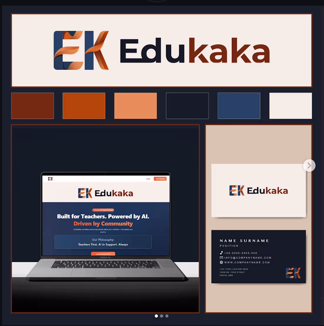 Cover image for Edukaka

– Developed a complete brand