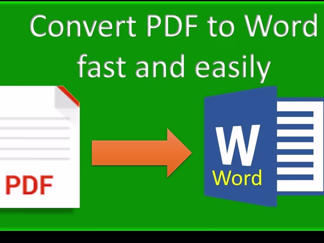 Cover image for Converting PDF to WORD