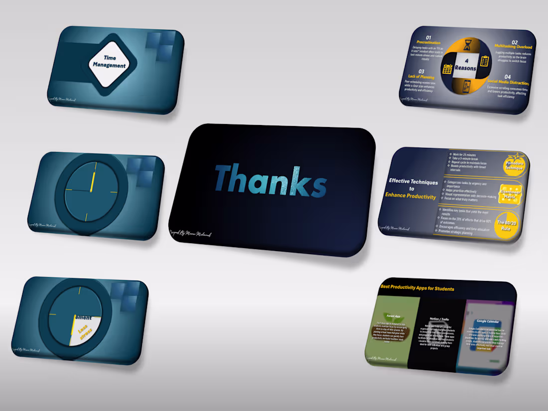 Cover image for Time Management Presentation