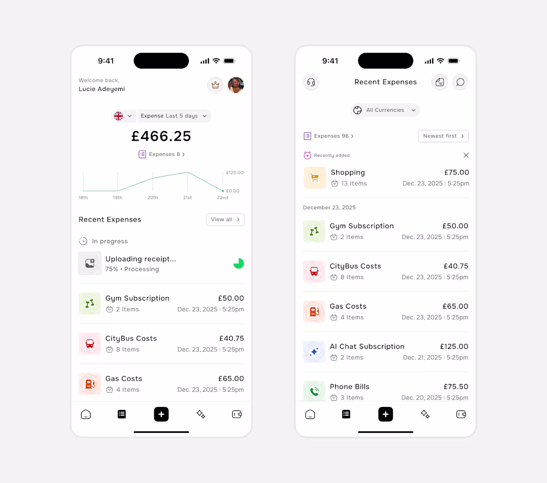 Cover image for Mobile Expense Tracker Design