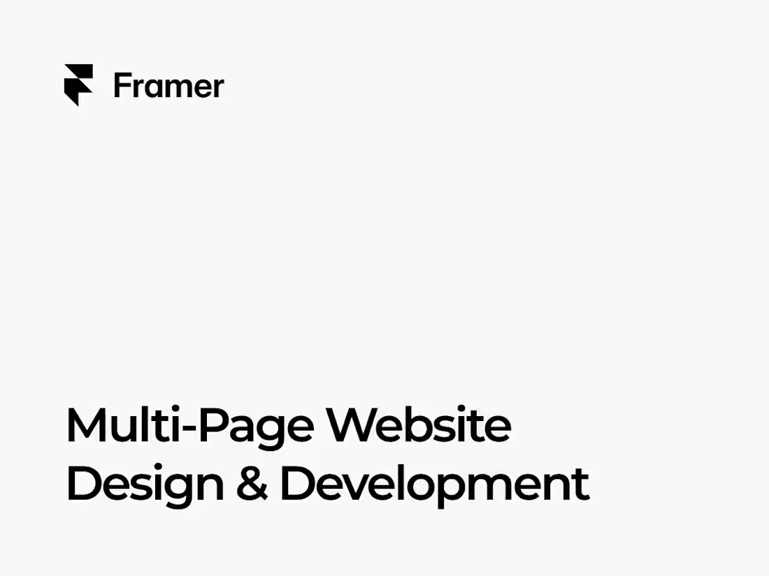Cover image for Multi-Page Website (3–5 Pages)