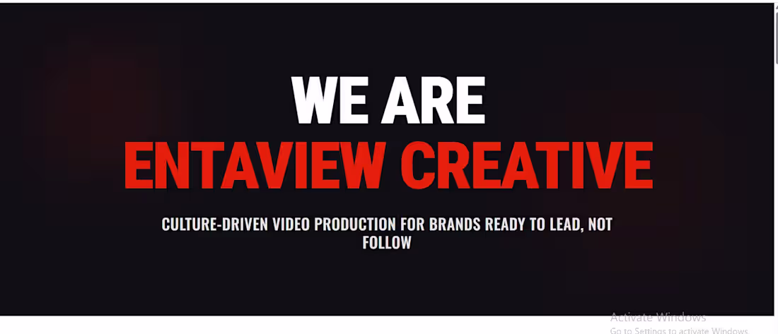 Cover image for Entaview - Cinematic Film Production Replit app customization