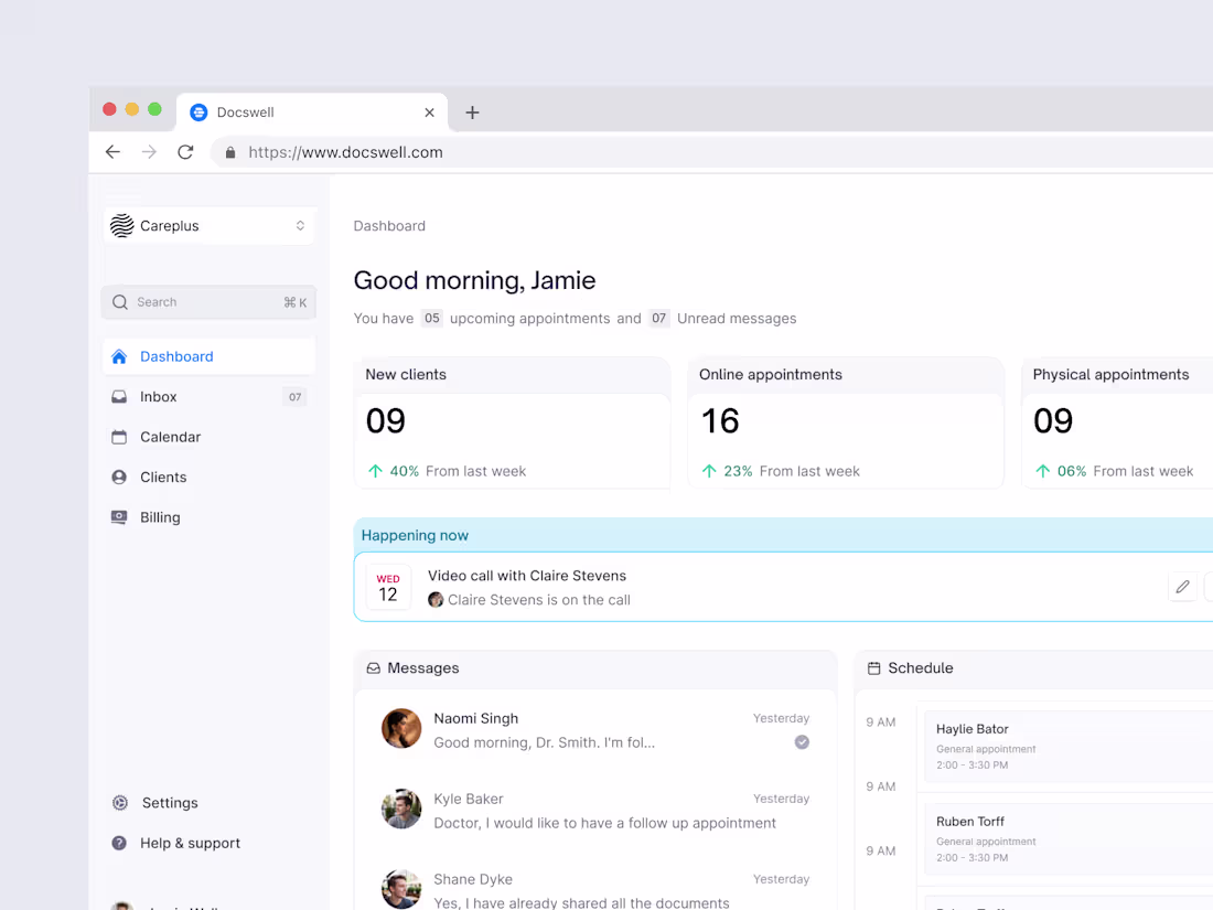 Cover image for Docswell: End-to-end design of a Medtech startup