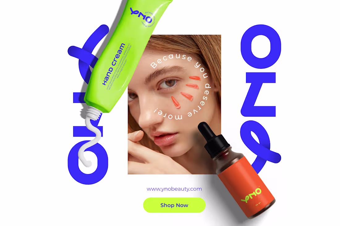 Cover image for Logo and Brand Identity Design for YNO Beauty