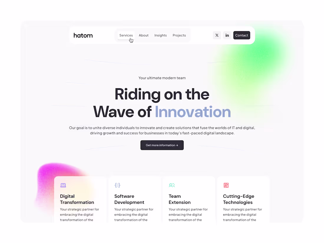 Cover image for Revamping Digital Presence: A Modern Redesign for Hatom