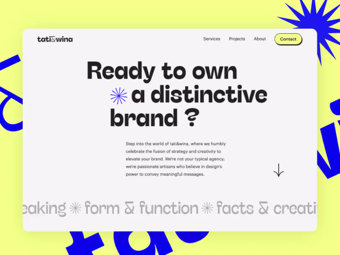 Cover image for Tati&Wina Agency - Interactive Webflow site