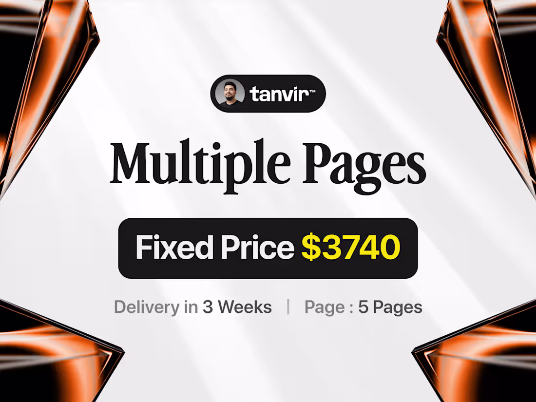 Cover image for Multi-Page Website with Framer