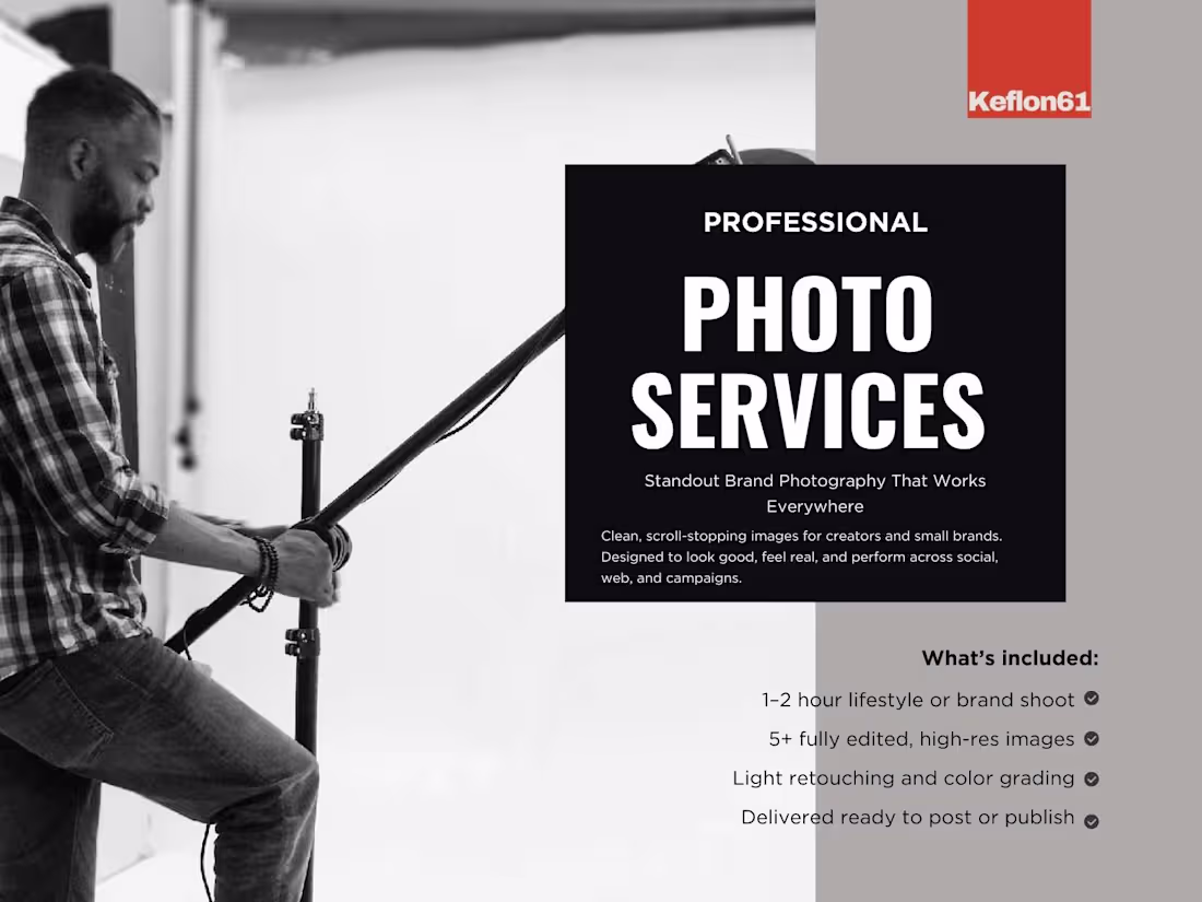 Cover image for Lifestyle and Brand Photography for Social, Web, and Campaigns