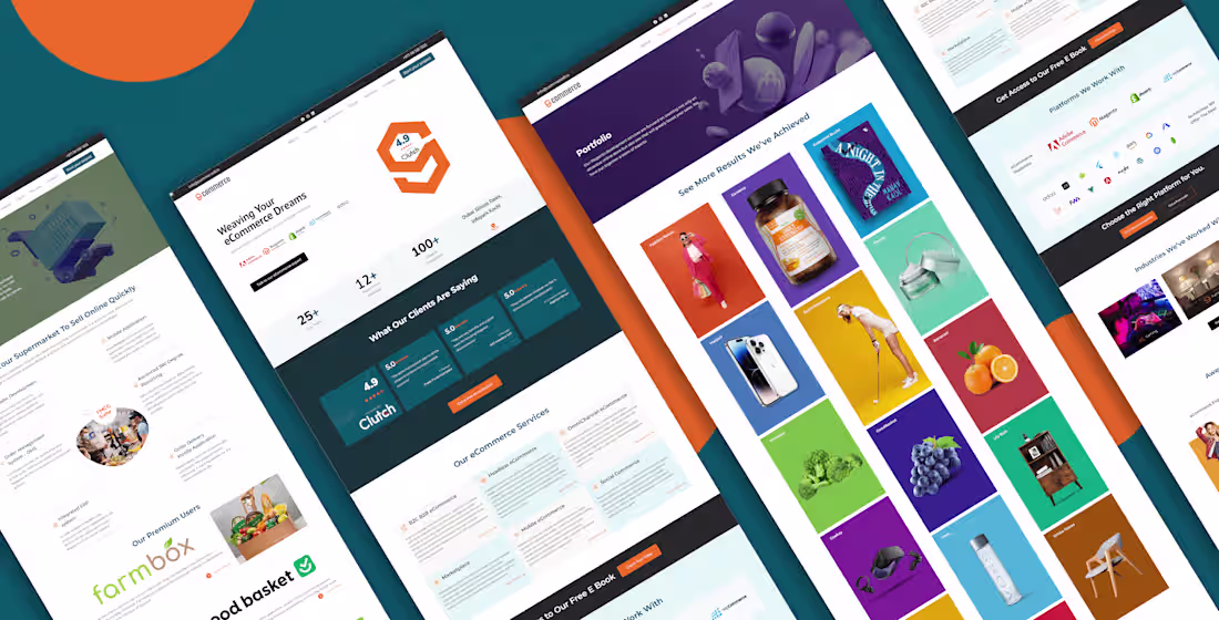 Cover image for Corporate Website UI Design (COMMERCE9)