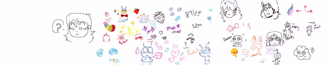 Cover image for working in art doodles ! and some gift cards ideas!