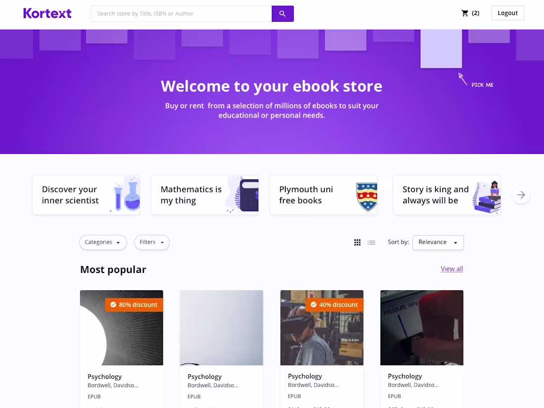 Cover image for Kortext