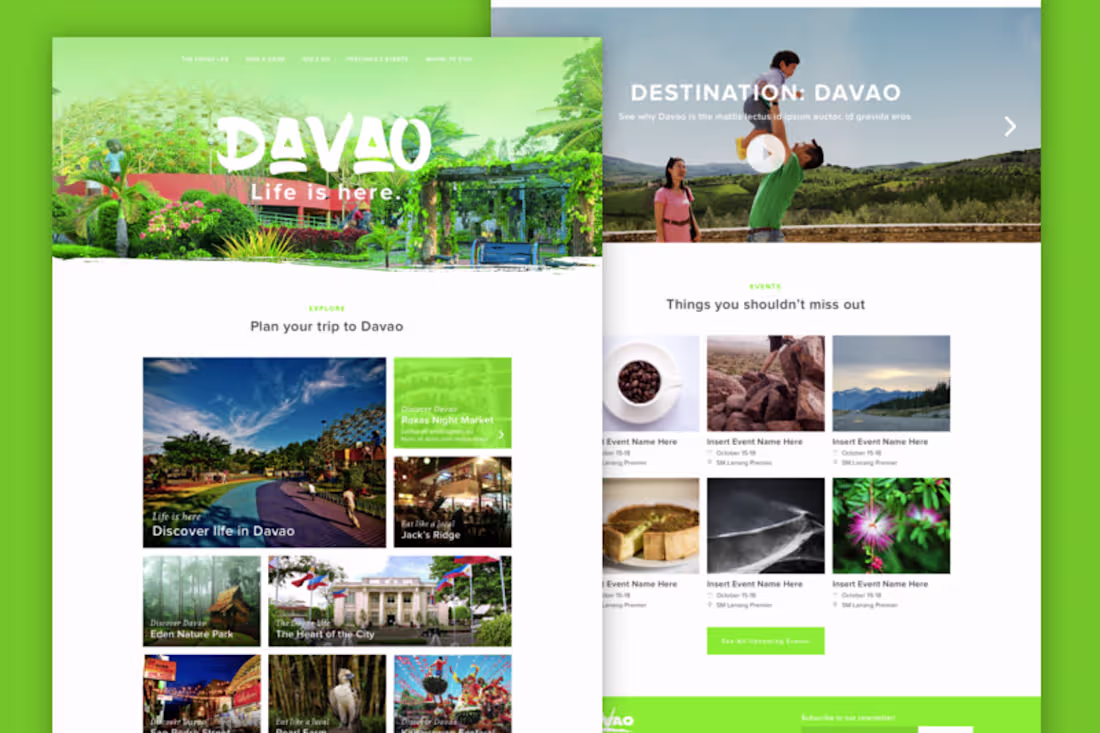 Cover image for Davao City Tourism Website