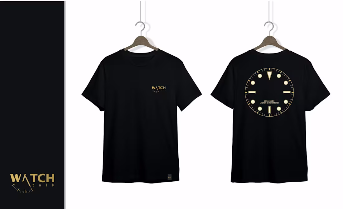 Cover image for WatchTalk _ Merch designs