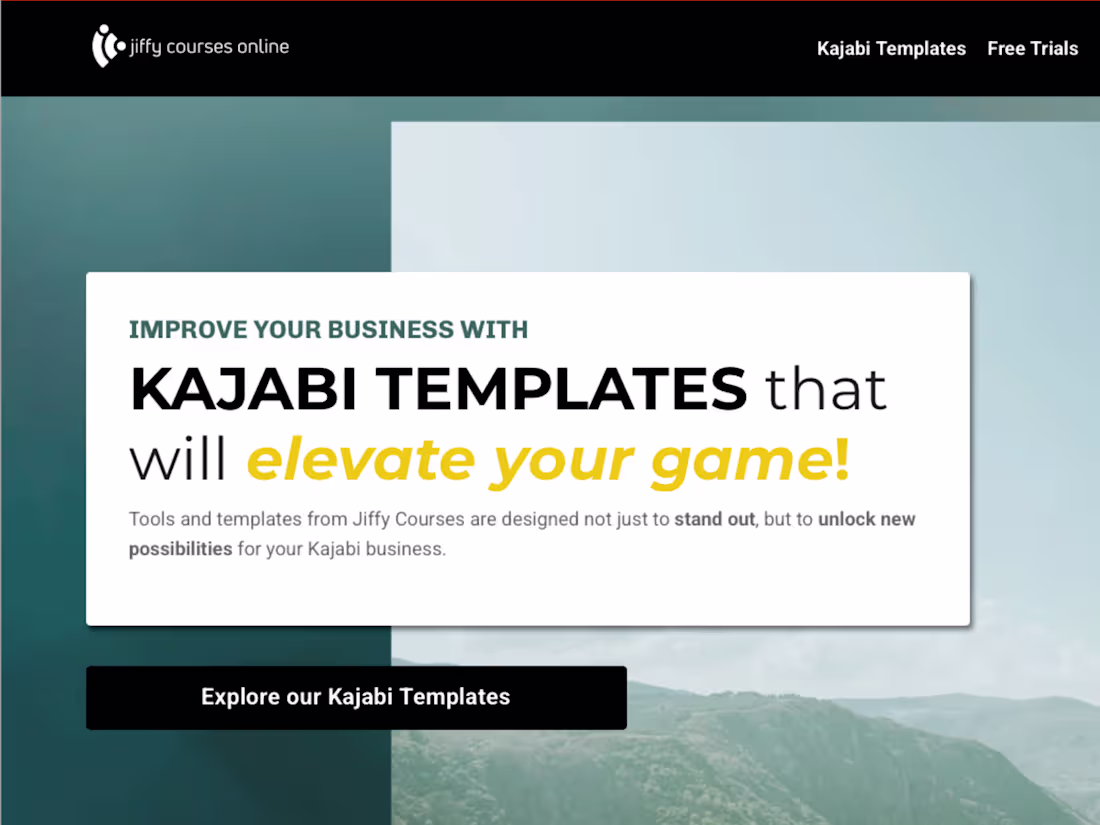 Cover image for Gamified & Conversion-Focused Kajabi Templates