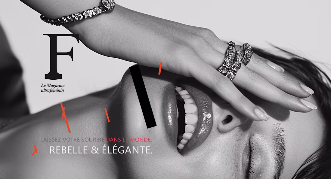 Cover image for Bold Visual Identity for F Mag