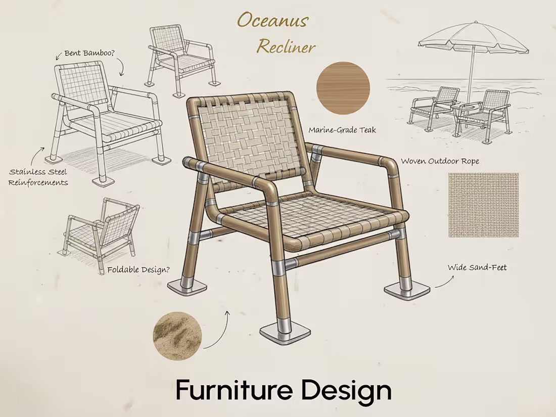 Cover image for Industrial & Furniture Design + Photorealistic 3D Rendering
