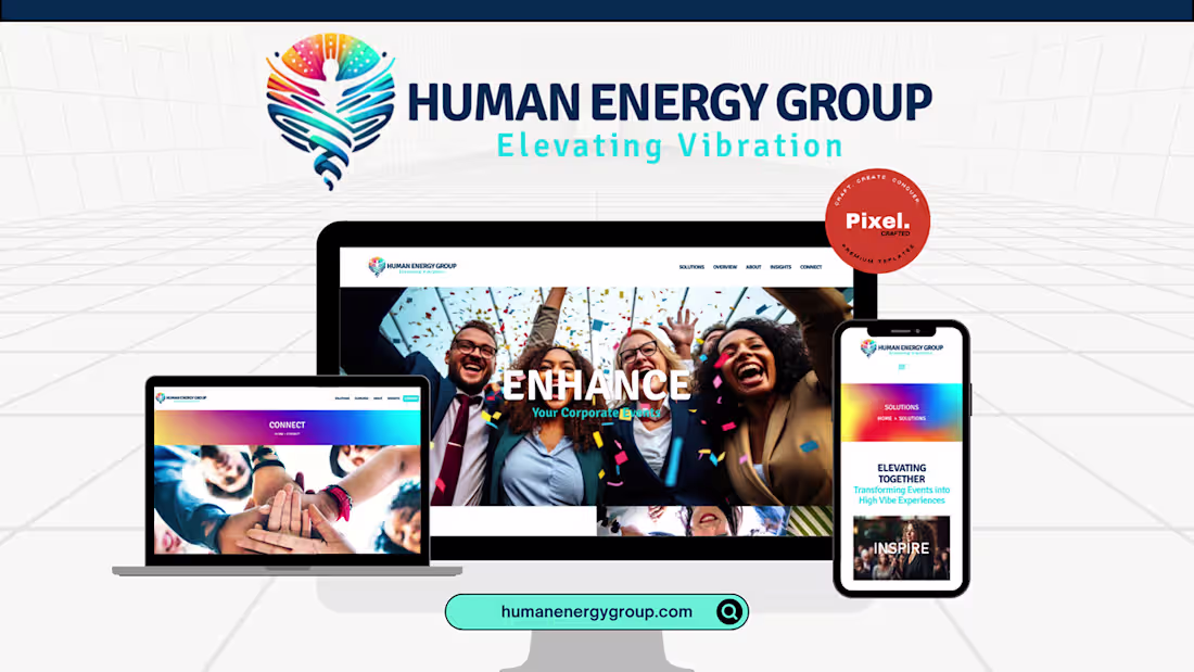Cover image for Human Energy Group WordPress Website :: Behance