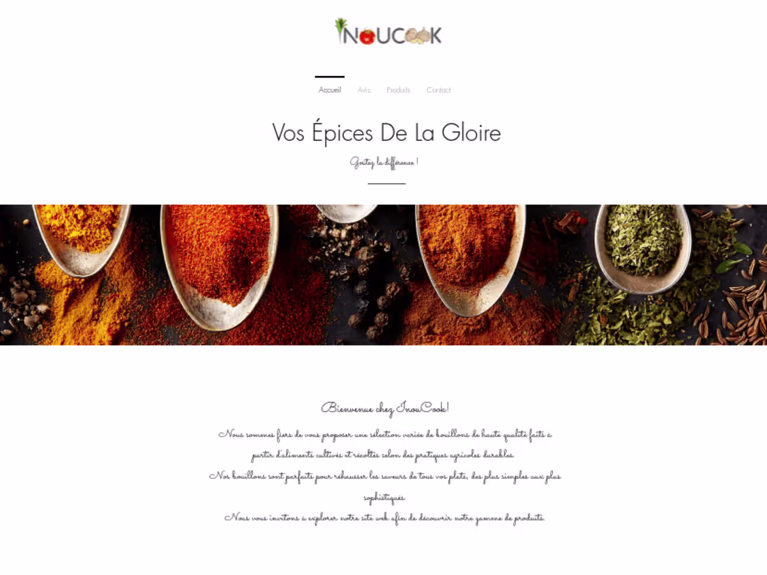 Cover image for Inoucook website 