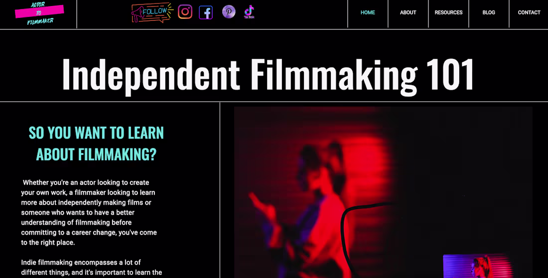 Cover image for Indie Filmmaking | Actor to Filmmaker