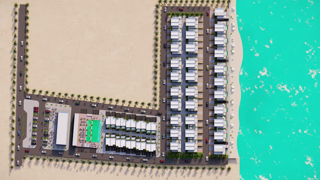 Cover image for A luxury seaside compound designed