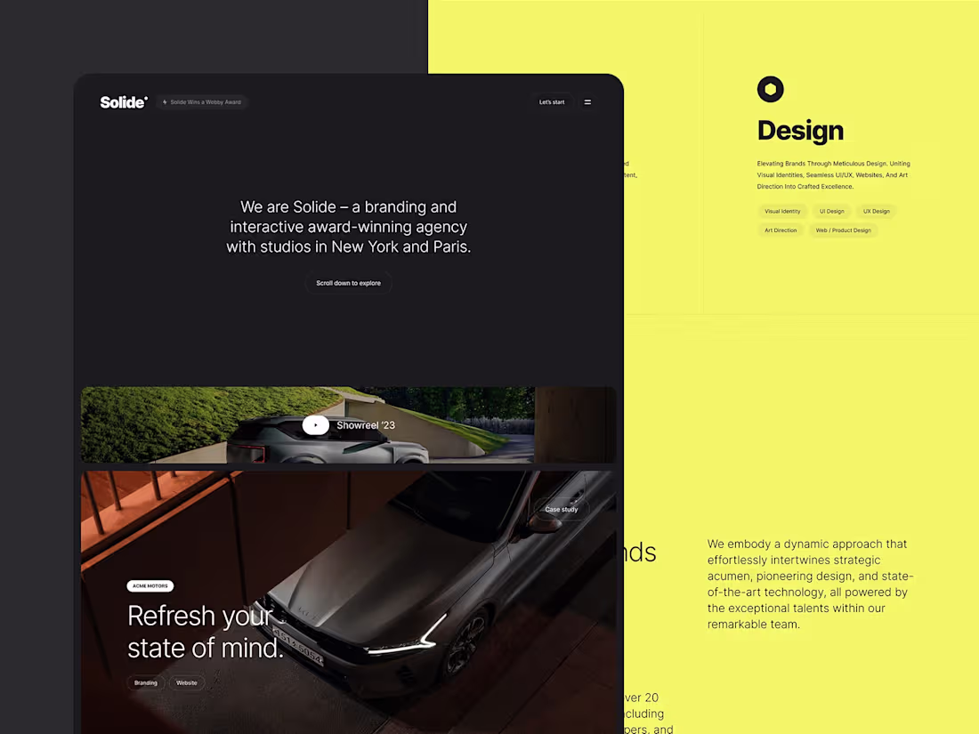 Cover image for Solide – Agency Framer Template