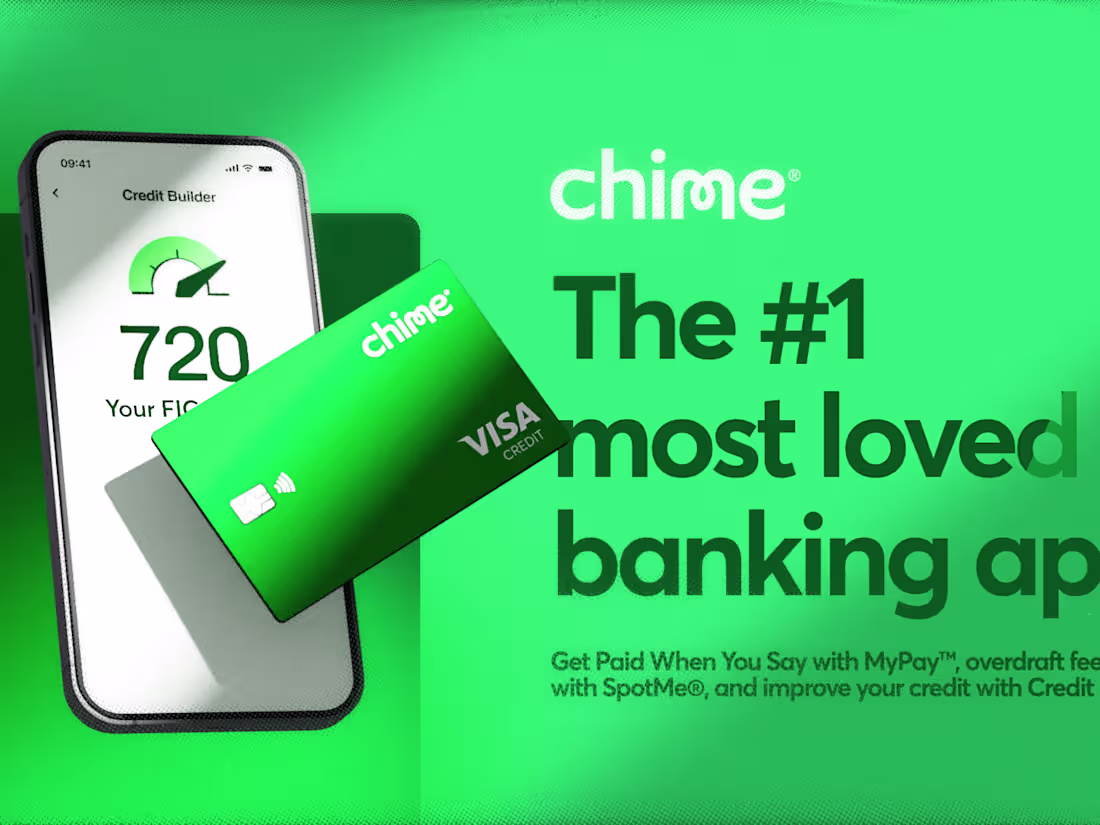 Cover image for Chime Bank 3D Animation | Fintech App & Card Overview (Made in …