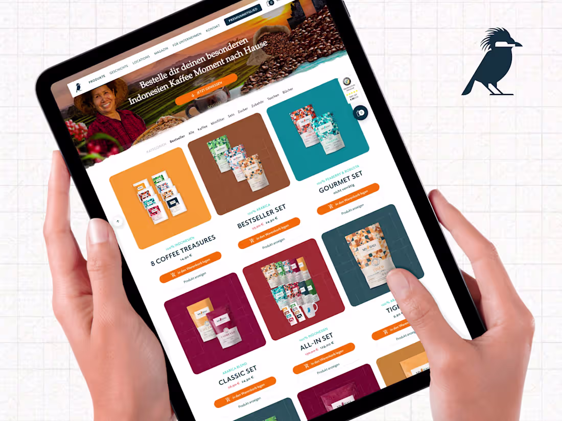 Cover image for MyBali Coffee • Landing Page & WooCommerce Store