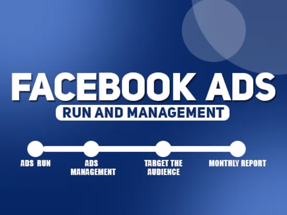 Cover image for Facebook ads Run & Management