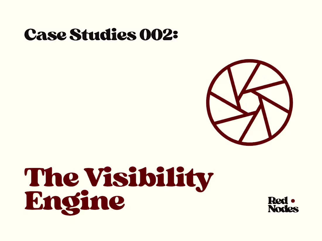 Cover image for Case Study 002: The Visibility Engine