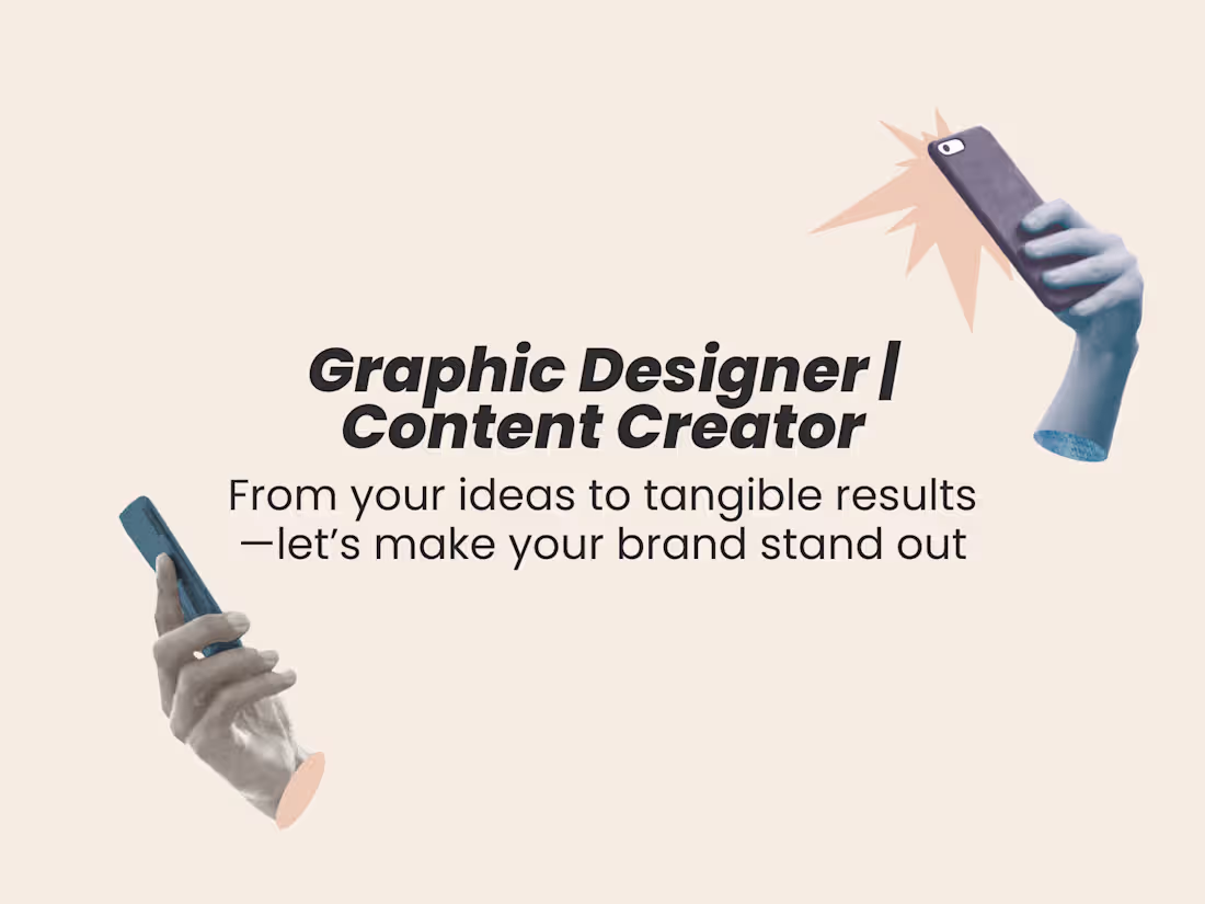 Cover image for Graphic Designer | Content Creation