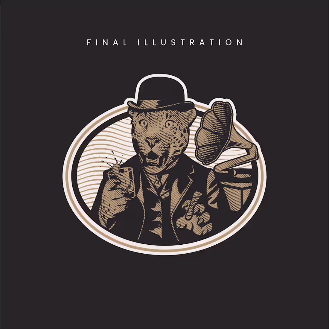 Cover image for DETAILED ILLUSTRATION FOR LOUNGE BAR