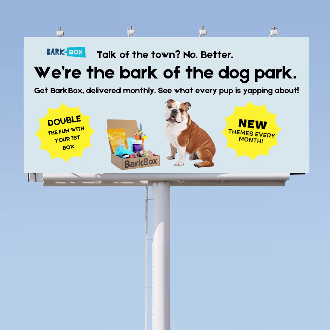 Cover image for Spec Work - BarkBox Billboard Brief from Word Tonic