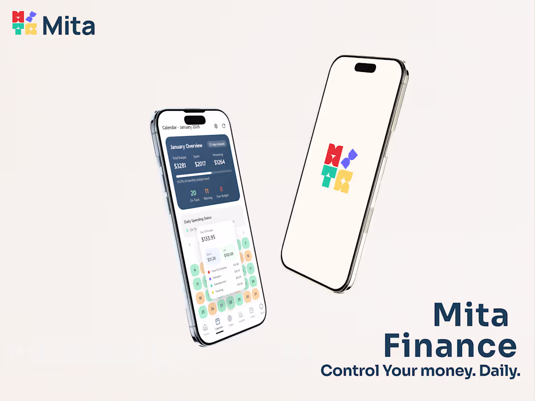 Cover image for Brand System and UI/UX for Mita Finance