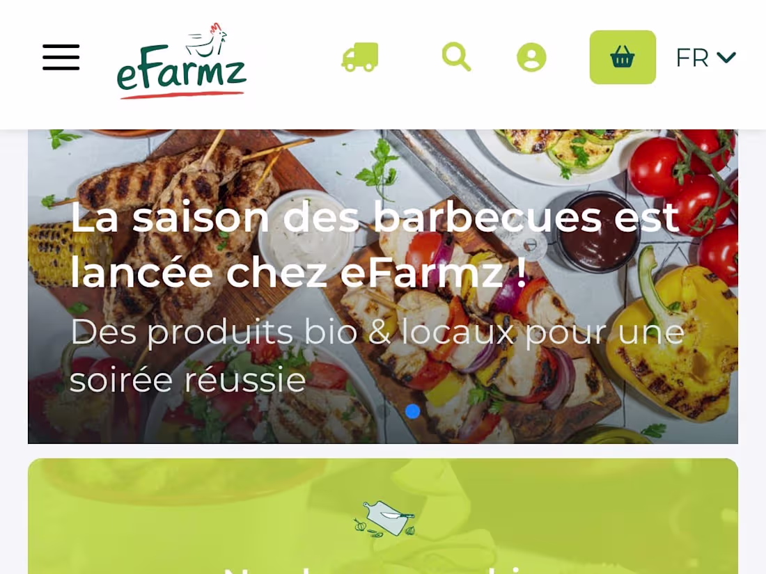 Cover image for Web development for EFarmz