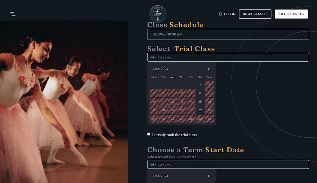 Cover image for The Russian ballet |  Webflow Wized Xano Development 