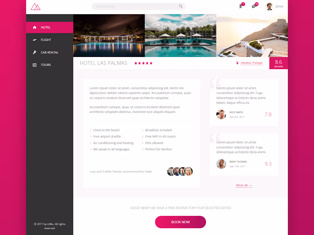 Cover image for trillo — Your all-in-one booking app