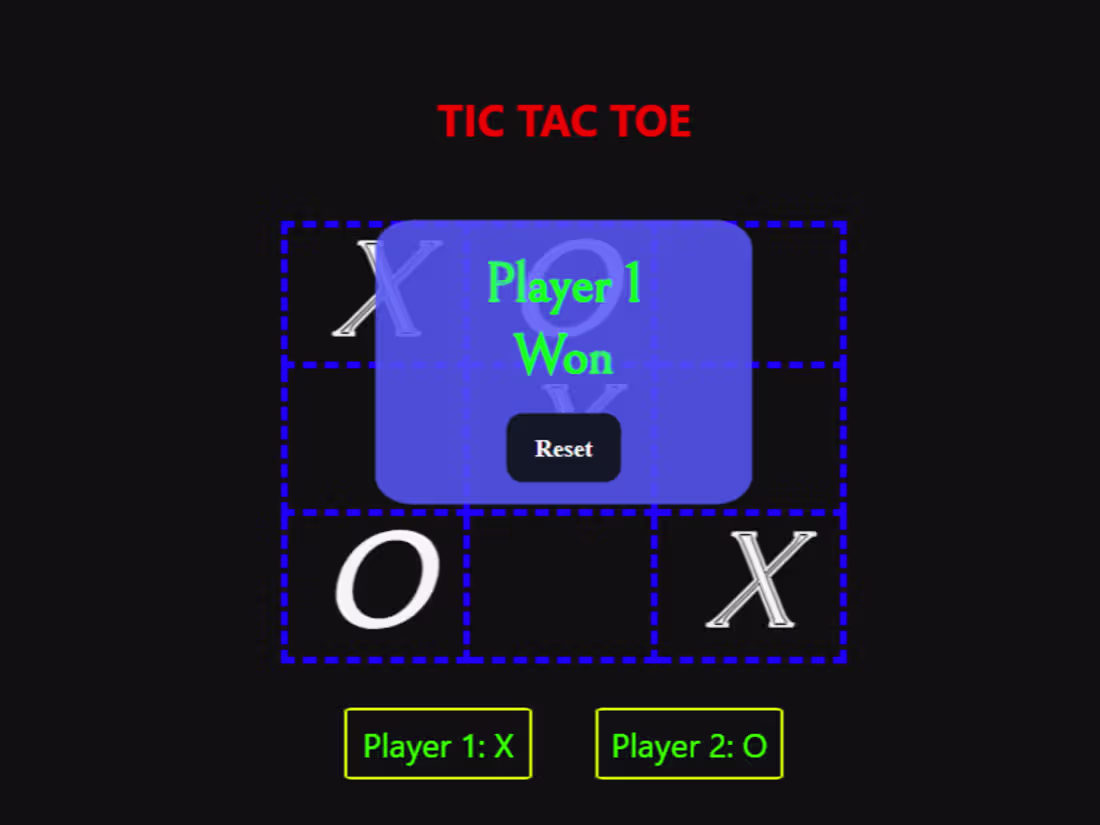 Cover image for Tic Tac Toe Game