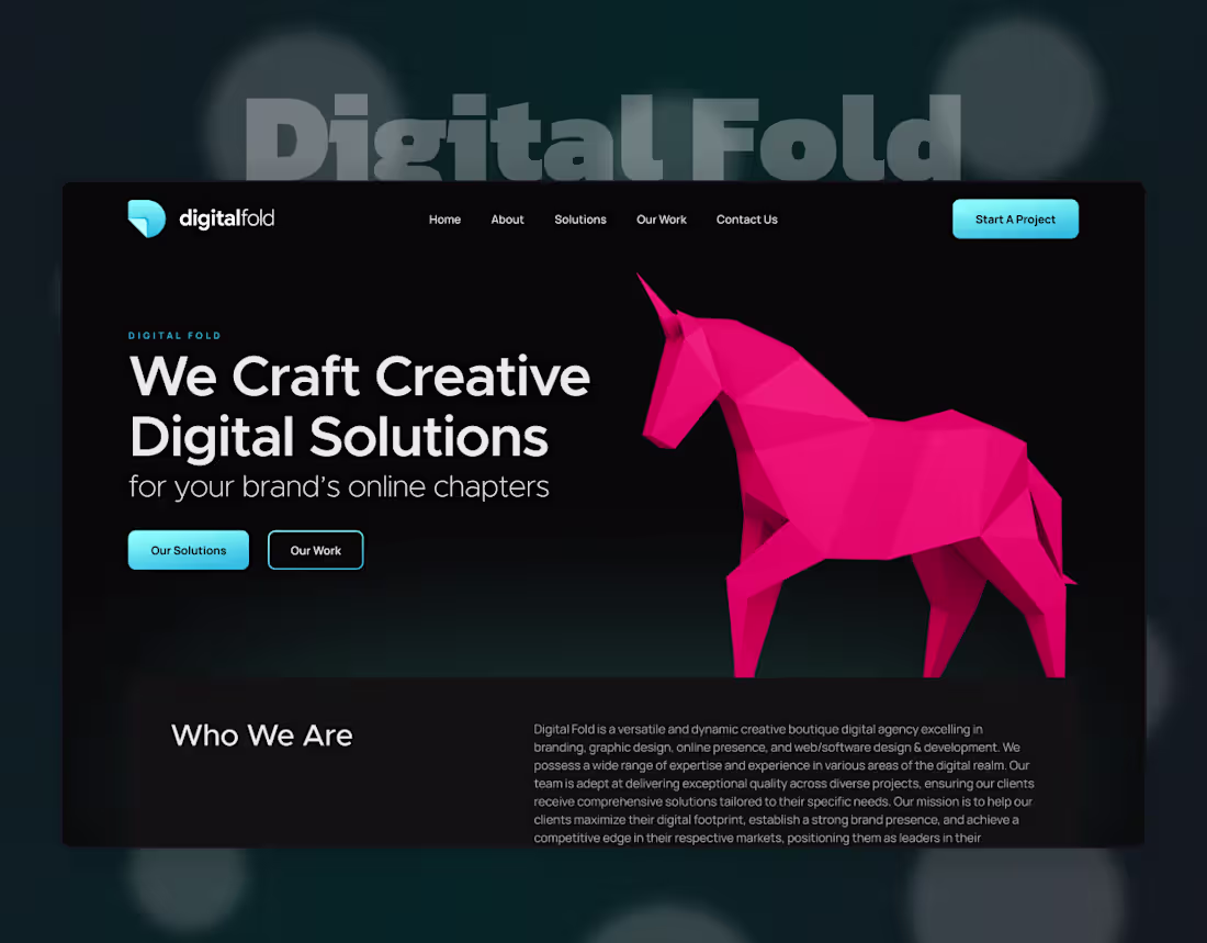 Cover image for Digital Fold - Figma to Webflow Conversion