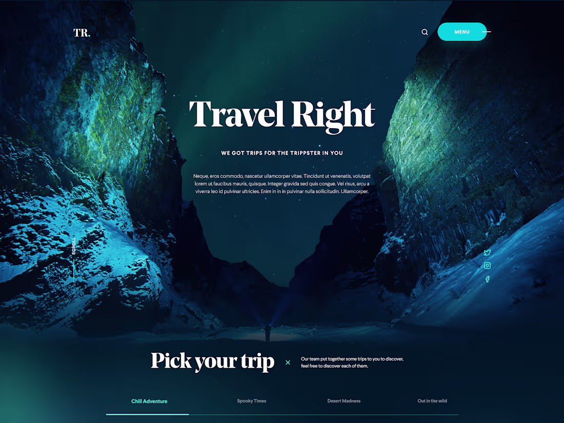 Cover image for Travel Website Design